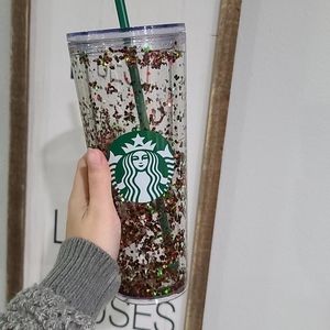 Snow Globe Starbucks Tumbler
